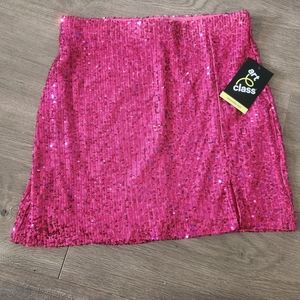 Girl's "ART class" sequin mini skirt